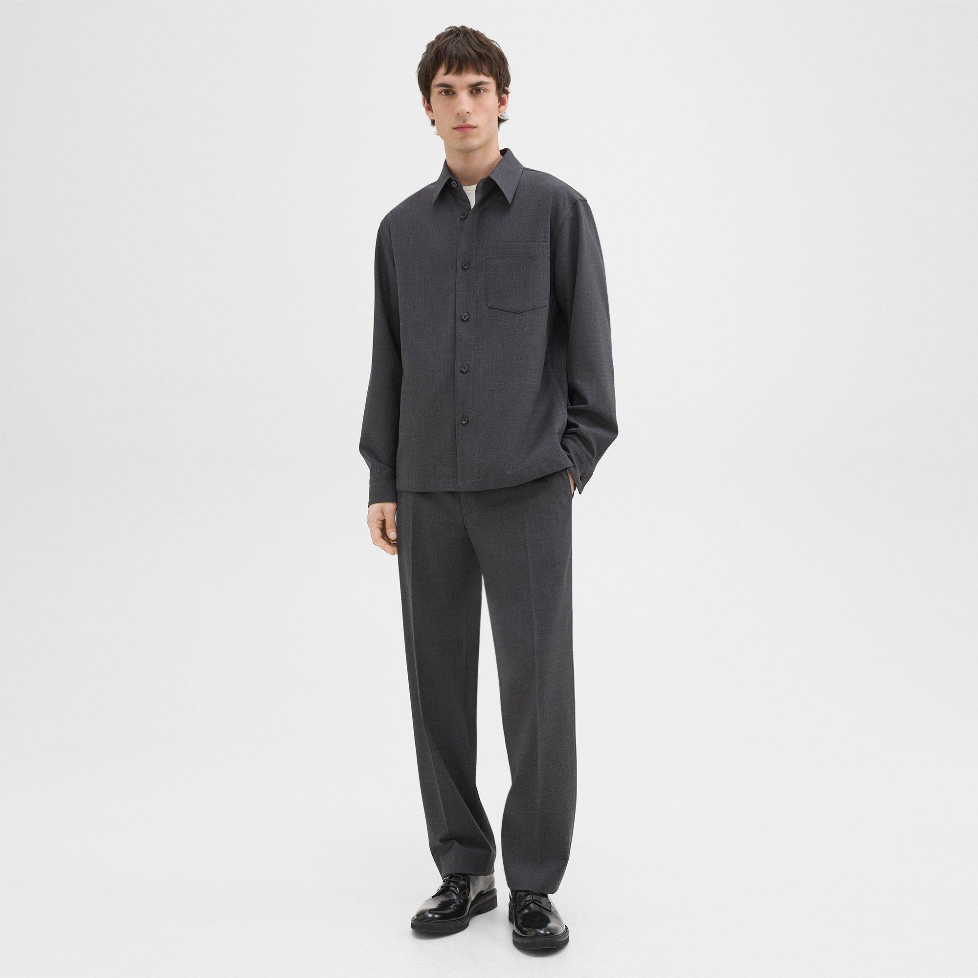 Overshirt in Wool-Blend Twill - 6
