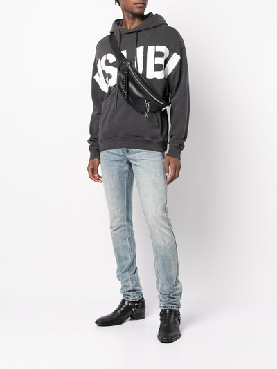 Ksubi graffiti stencil logo hoodie outlook