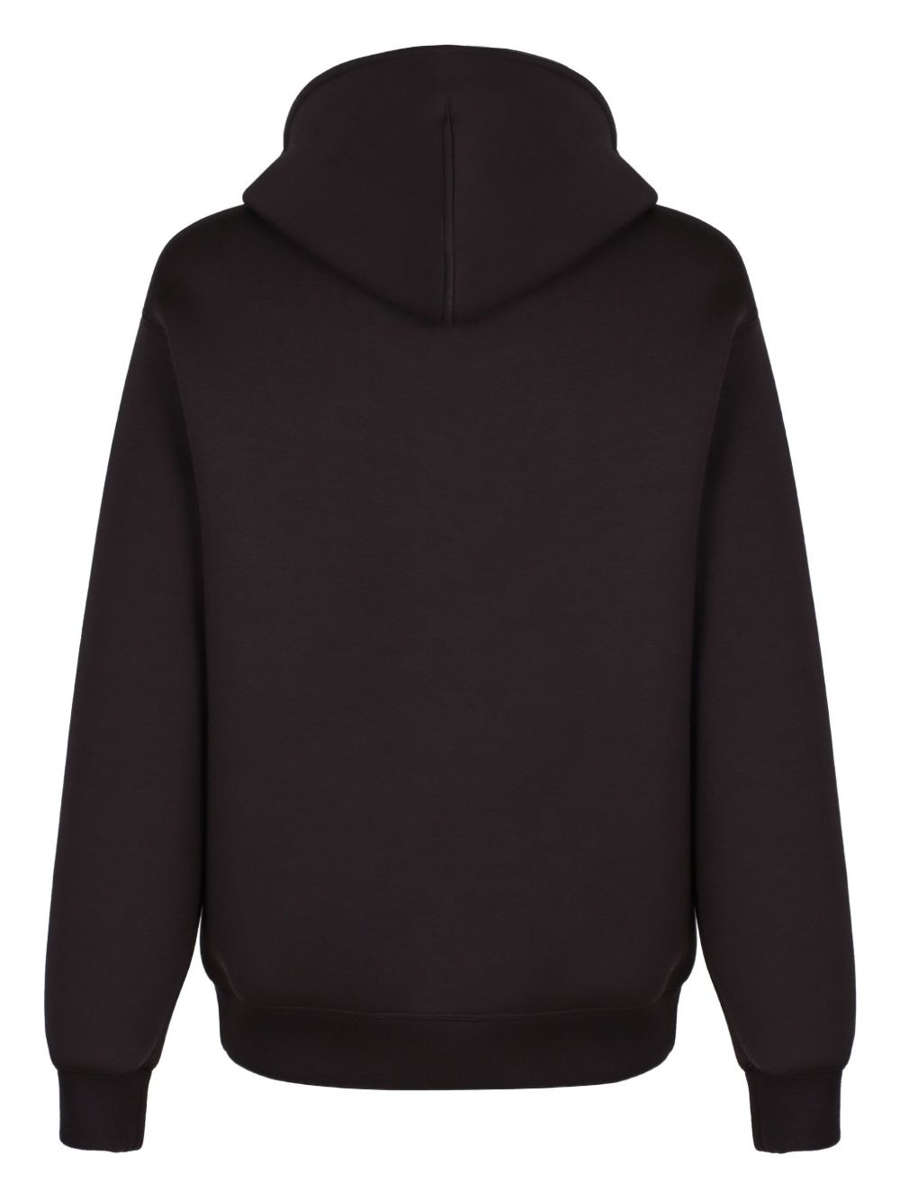 ribbed-cuff hoodie - 2