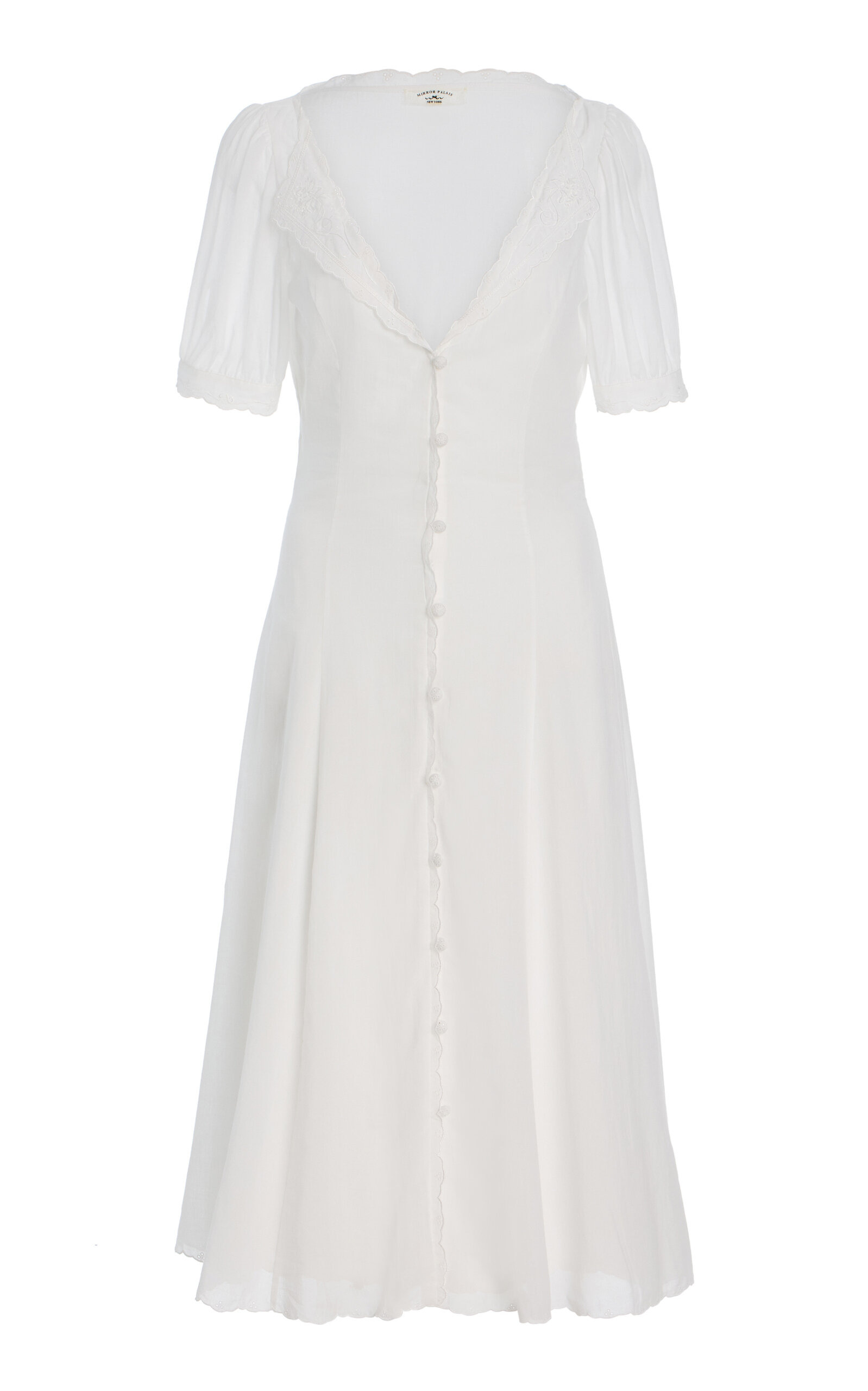 CottonMidi Dress ivory - 1
