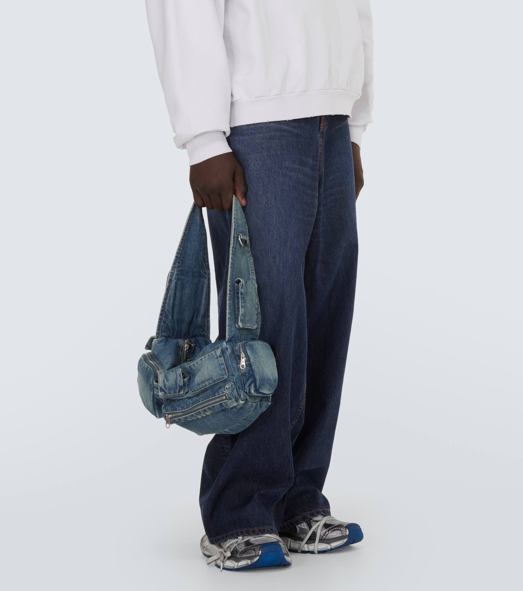 Superbusy Sling Small denim shoulder bag - 2
