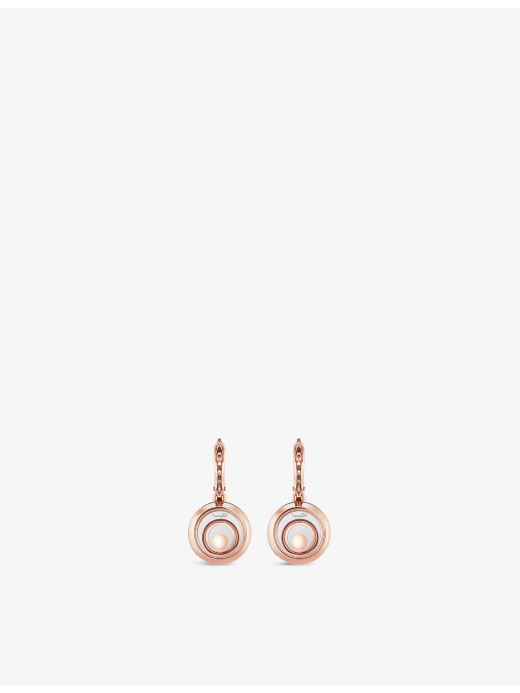 Happy Spirit 18ct rose and white-gold and diamond earrings - 3