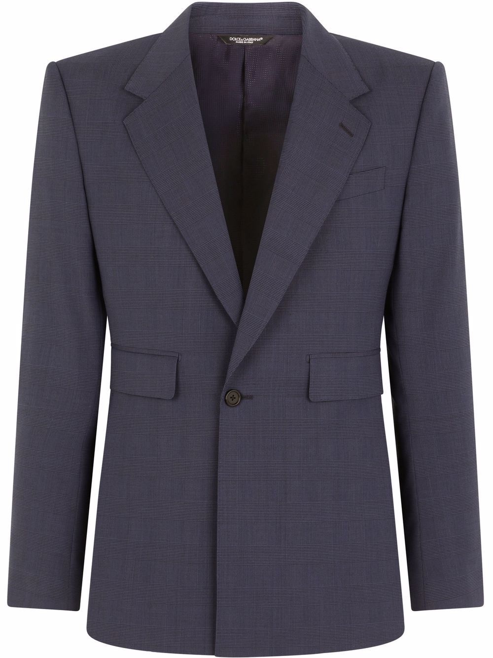 stretch glen plaid wool Sicilia-fit suit - 1