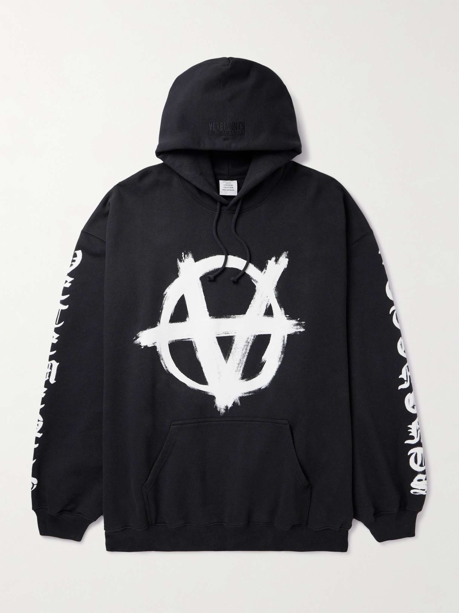 Logo-Print Cotton-Jersey Hoodie - 1