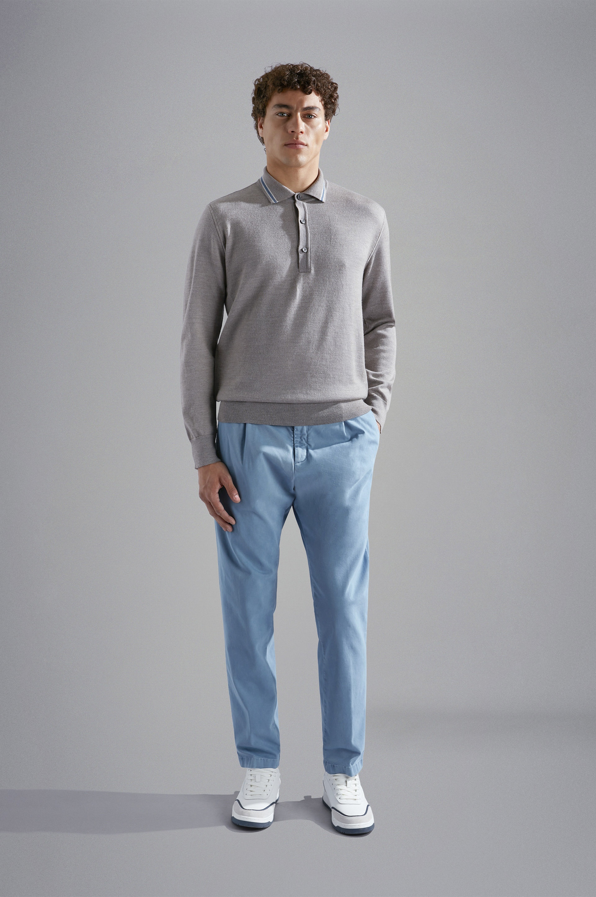 SOFT TOUCH TWILL DRAWSTRING TROUSERS - 2