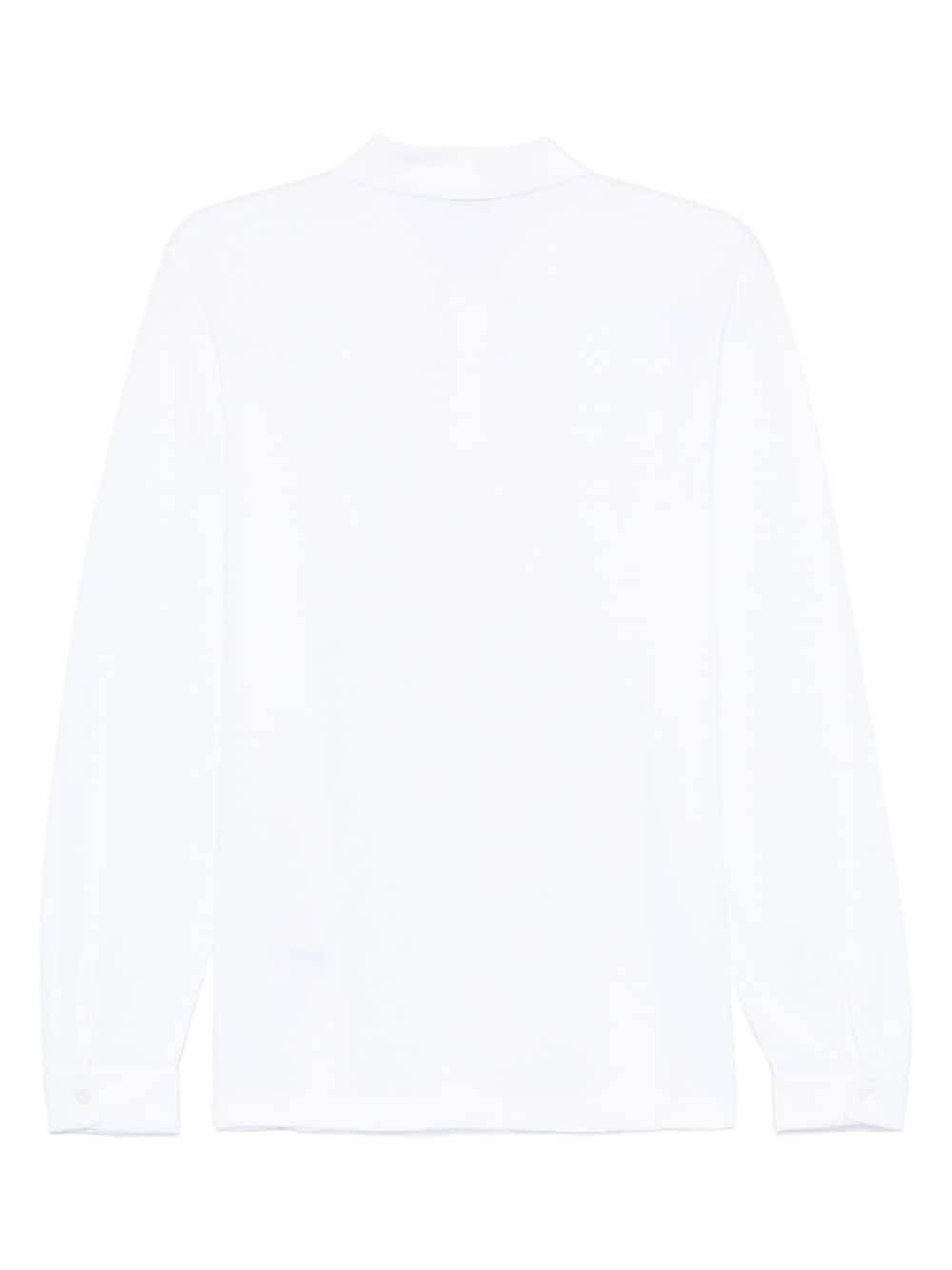 longsleeved piqué polo shirt - 2