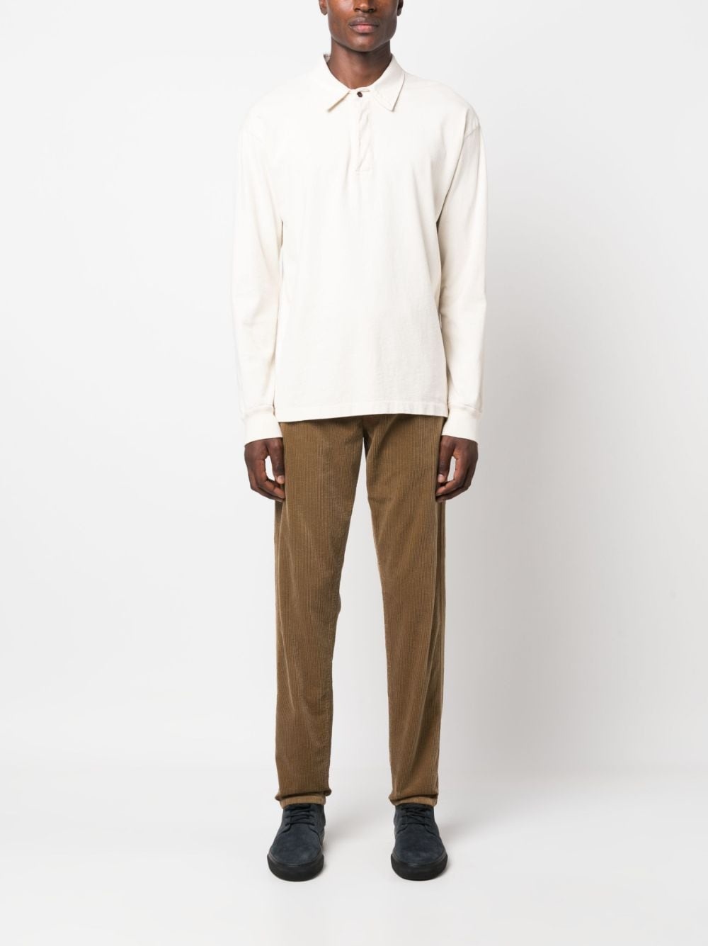 mid-rise corduroy trousers - 2