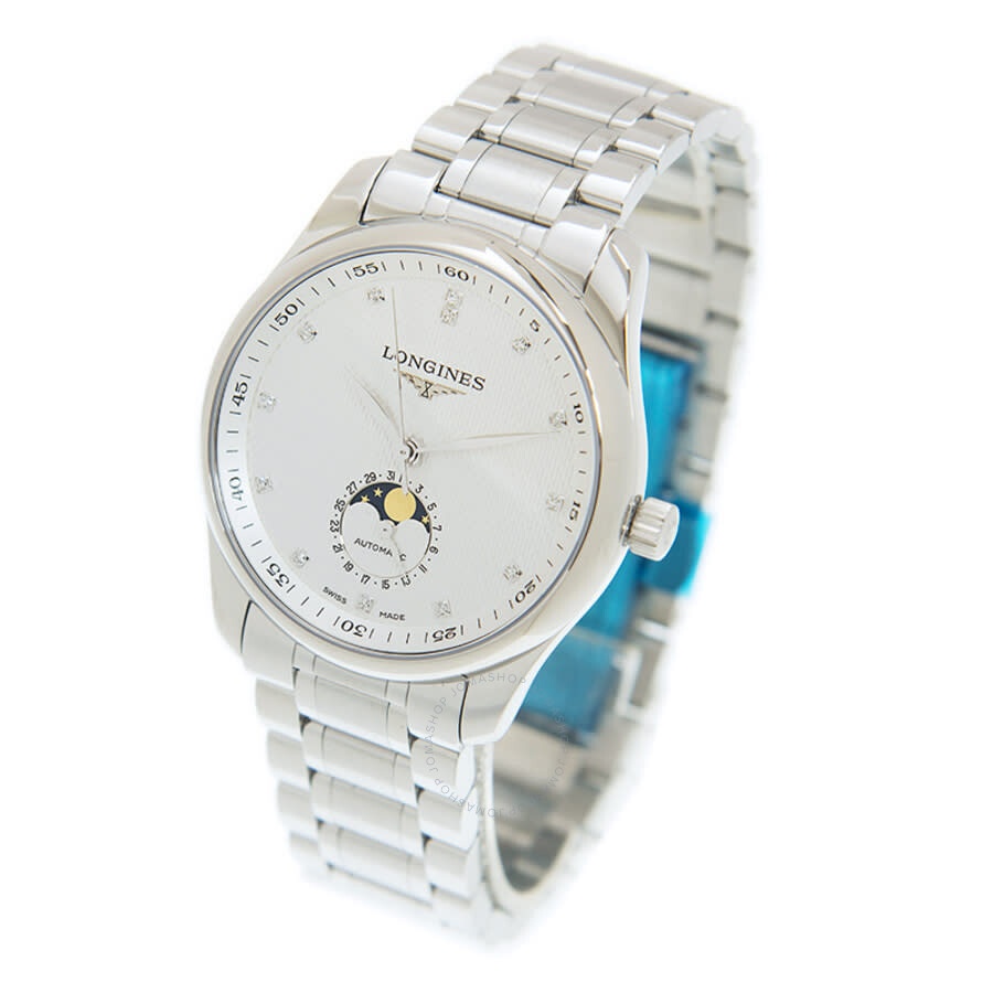 Longines Master Automatic Moon Phase White Dial Men's Watch L2.909.4.77.6 - 4