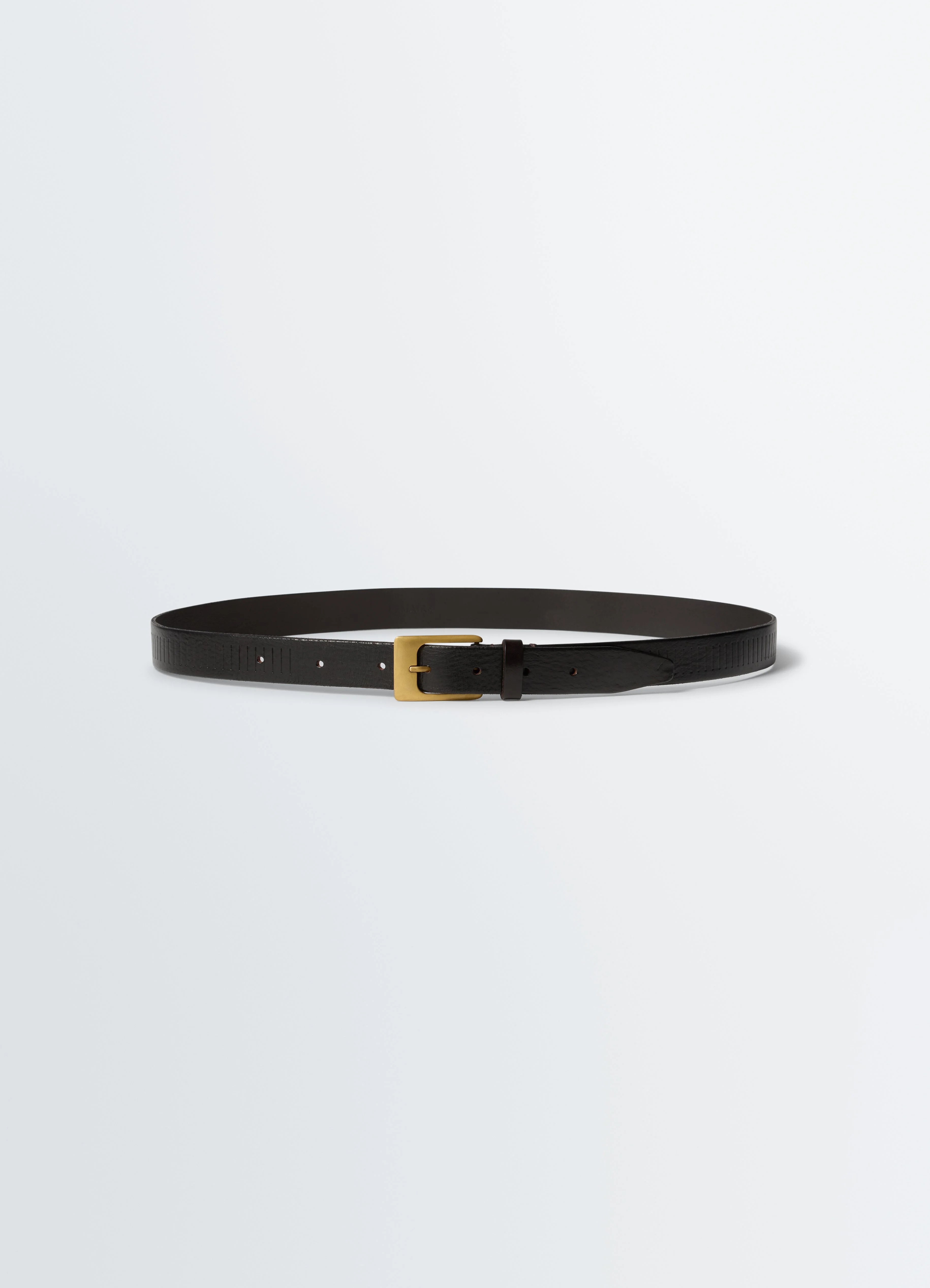 RAIL BELT 25 MM IN LEATHER - 1