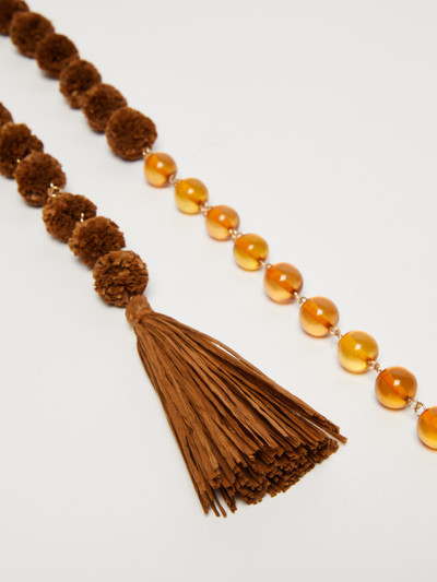 Max Mara Viscose and resin necklace outlook