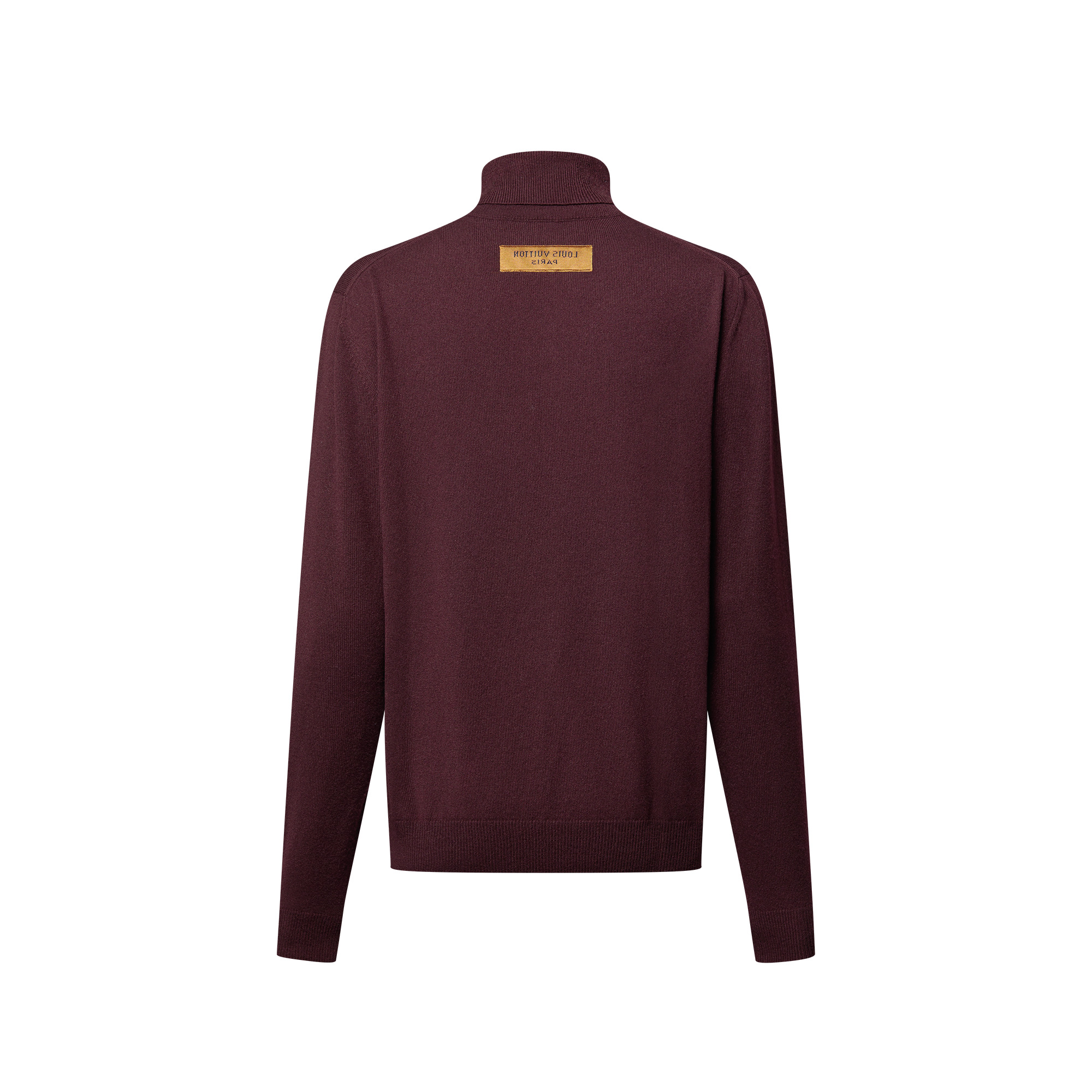 Embossed Cashmere Turtle Neck - 3