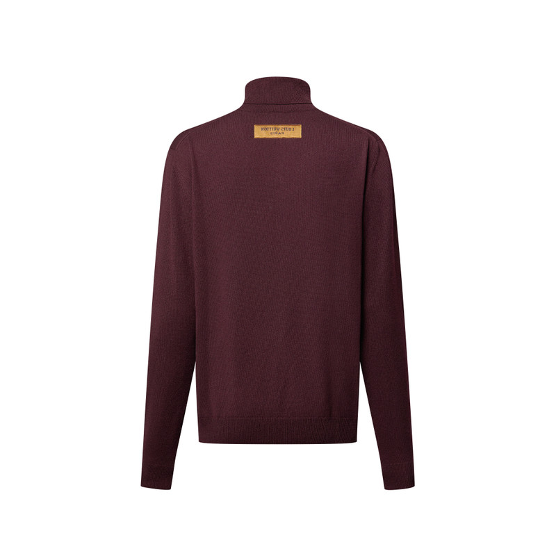Embossed Cashmere Turtle Neck 3
