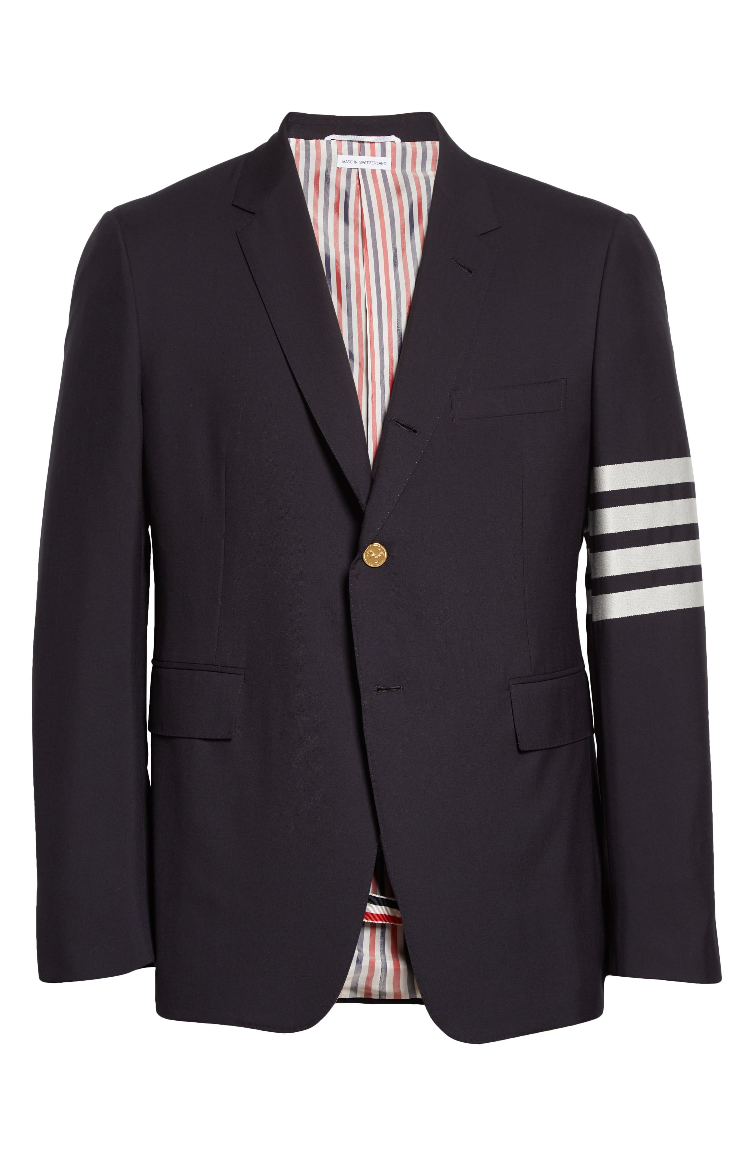 4 Bar Mélange Wool Sport Coat - 7