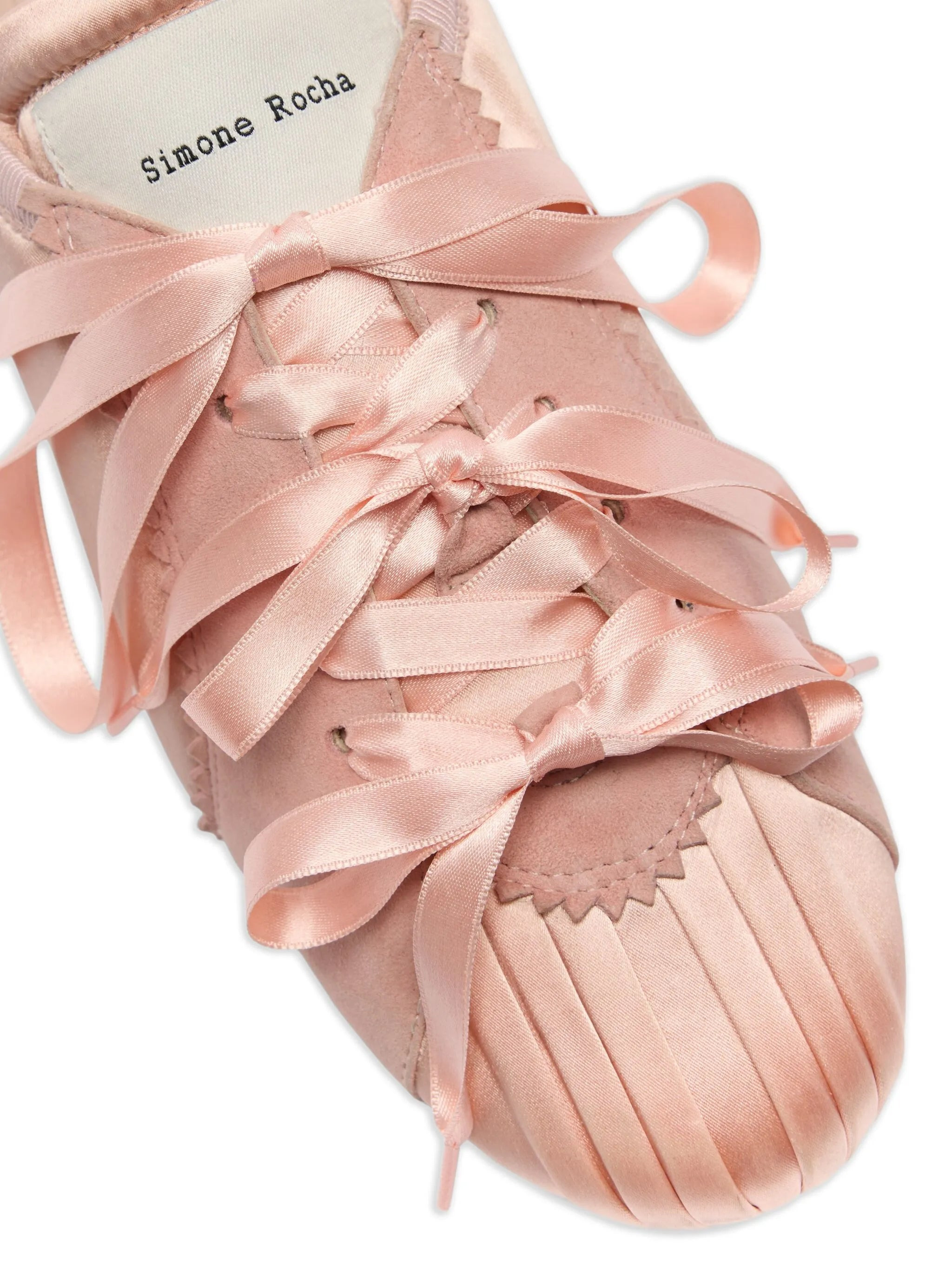 Simone Rocha Ballerina Grip Satin Sneakers - 3