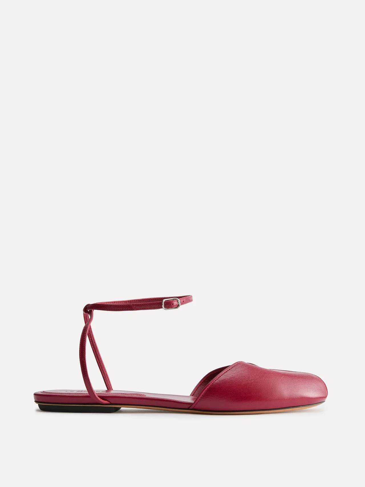 Valetta Flat / Lipstick Leather - 1