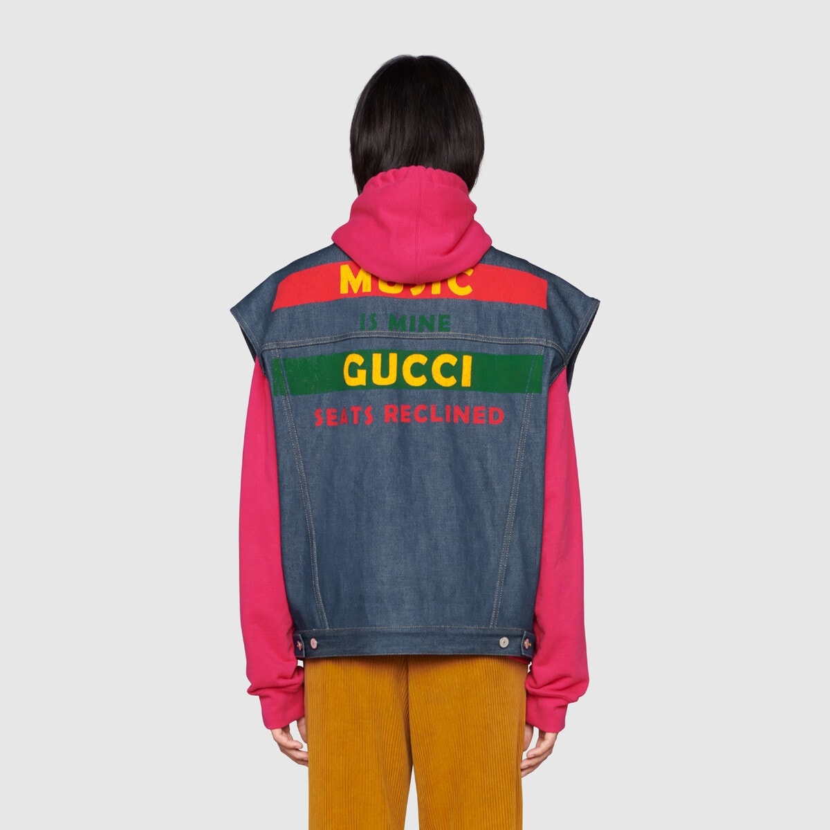 Gucci 100 denim vest - 4