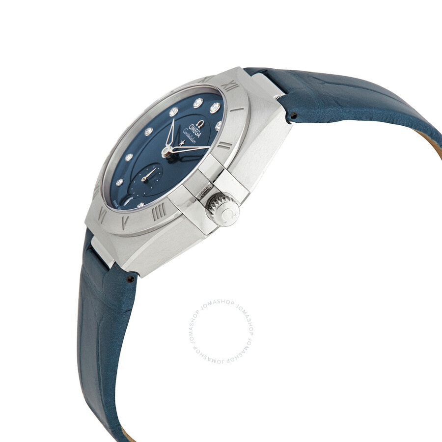 Omega Constellation Automatic Chronometer Diamond Blue Dial Ladies Watch 131.13.34.20.53.001 - 2