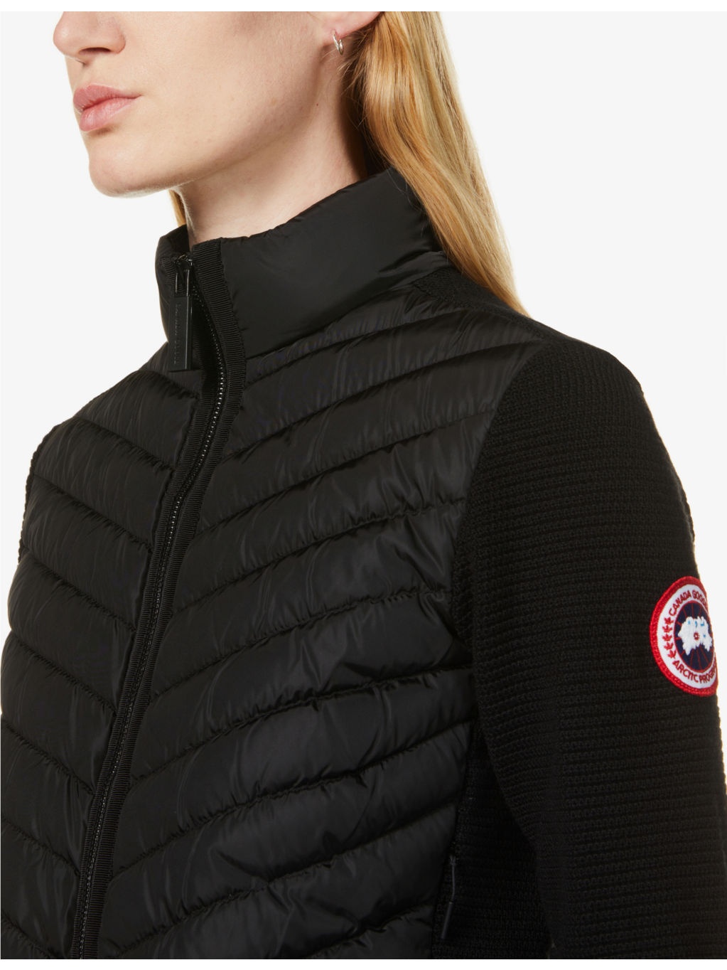 HyBridge padded shell-down and wool jacket - 5