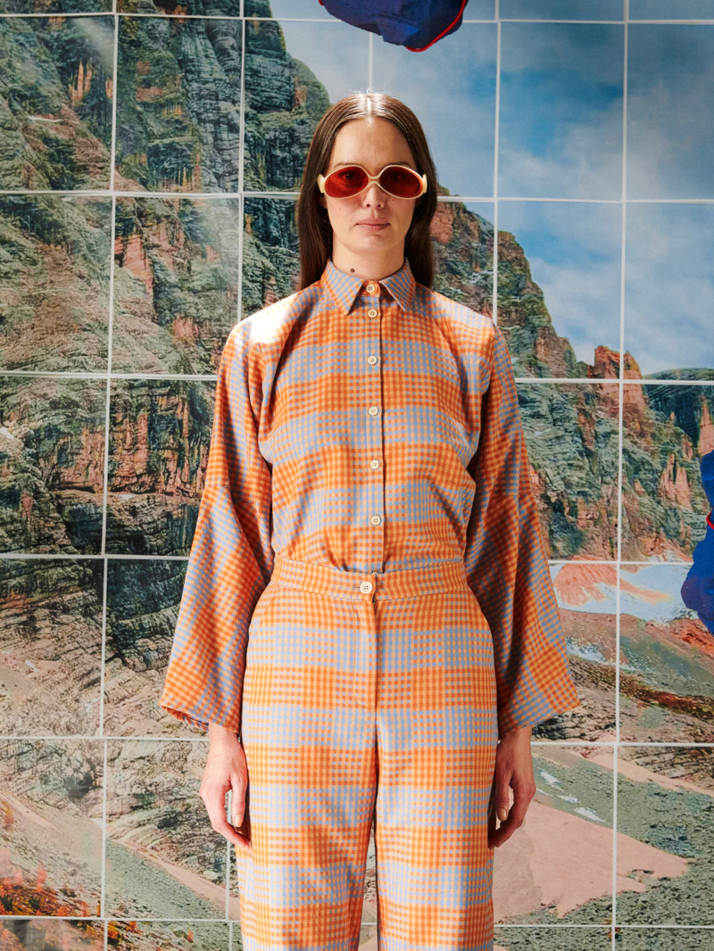 BANANA BLOUSE - ZUZU CHECKS 4