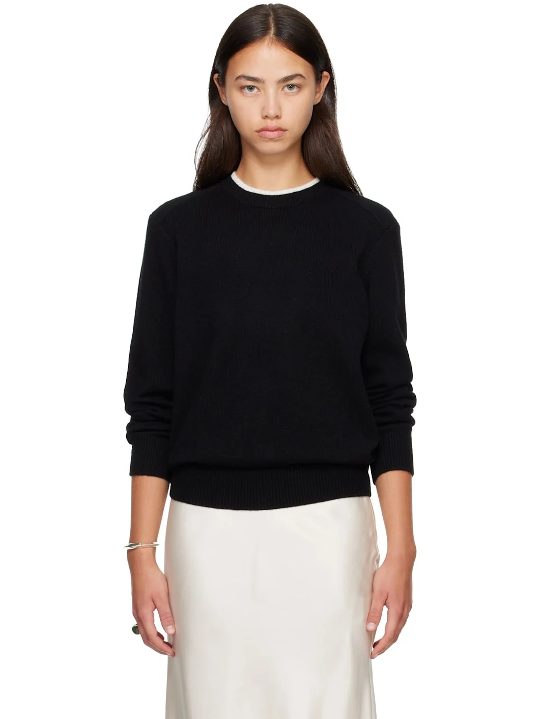Black & Off-White OTIS Bicolor Cashmere Sweater - 1