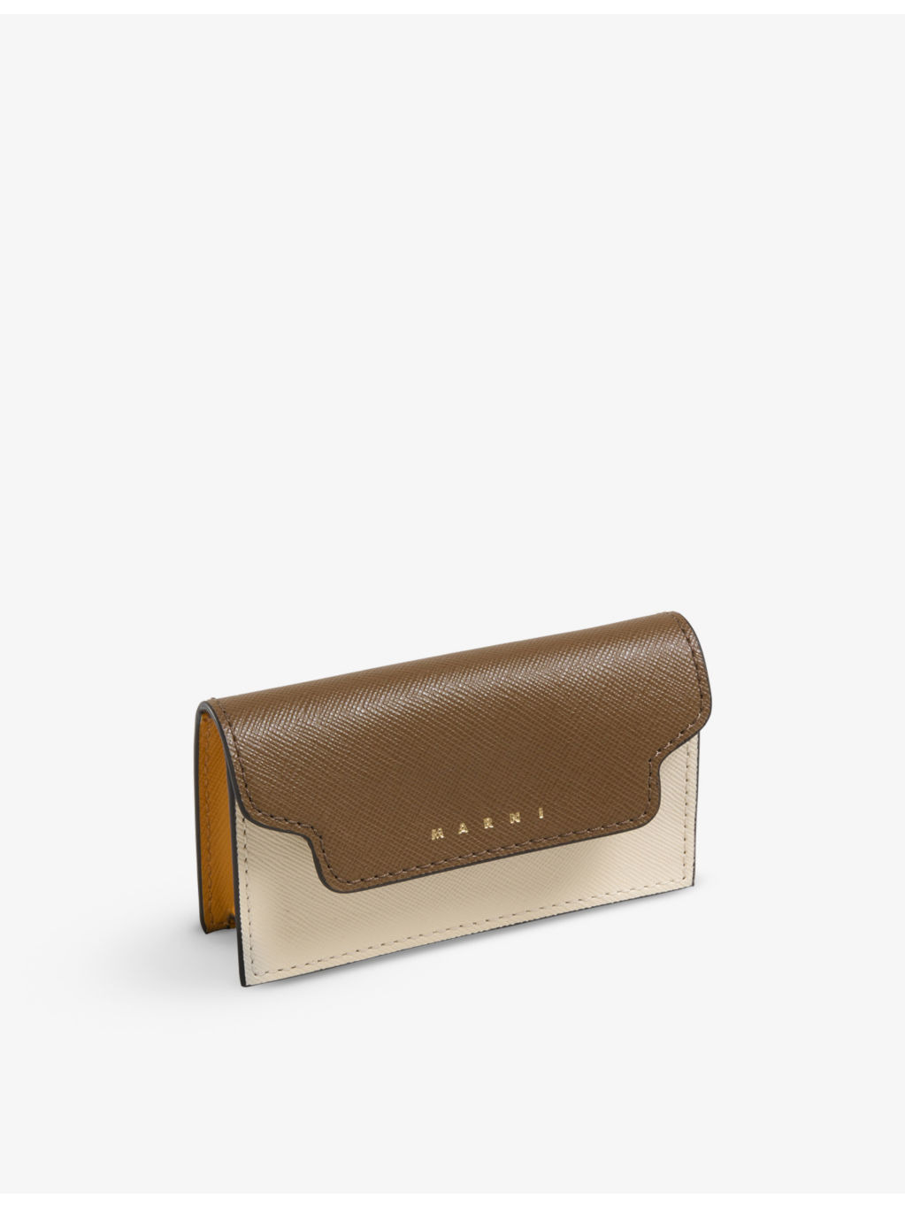Logo-print leather wallet - 2
