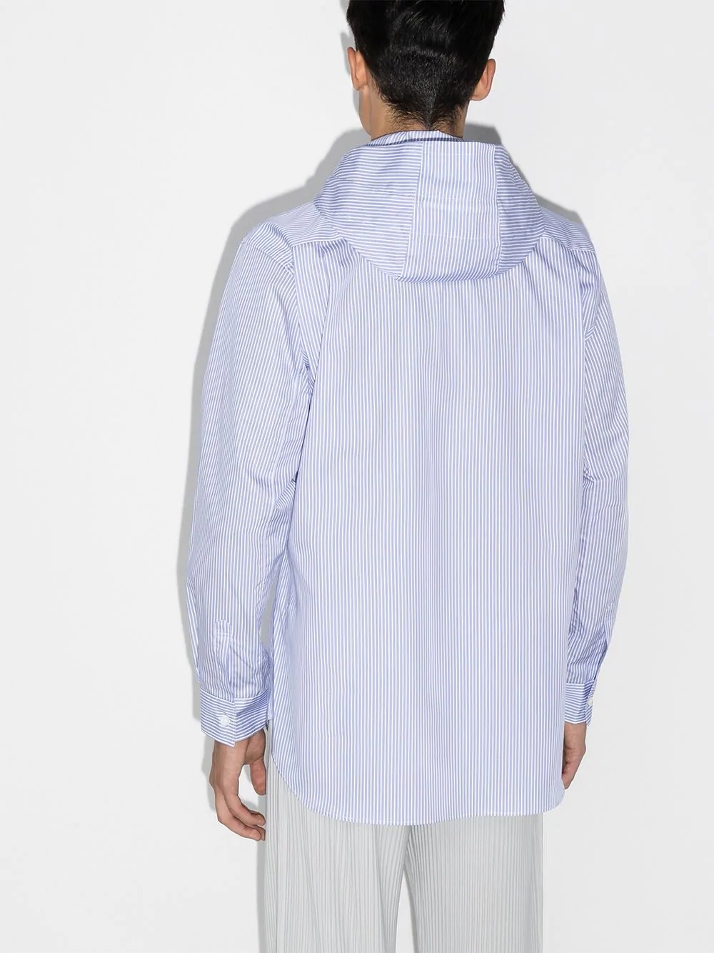 hooded buttoned shirt - 3