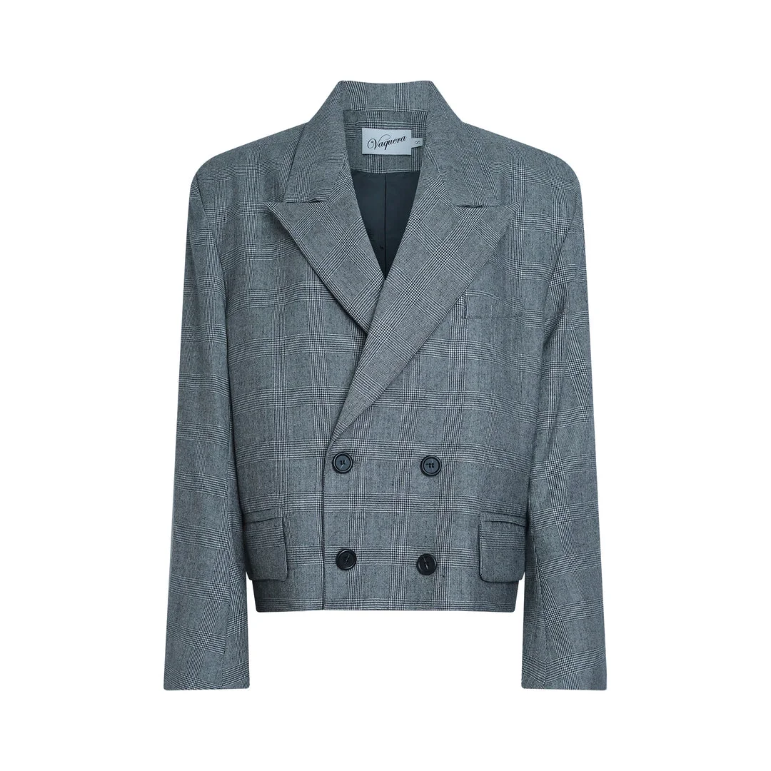 Slouchy Double-Breasted Blazer - 1