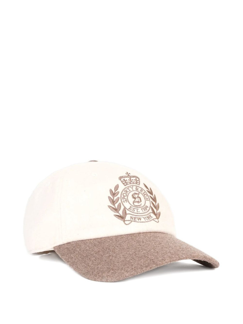 Sporty & Rich embroidered-logo baseball cap outlook