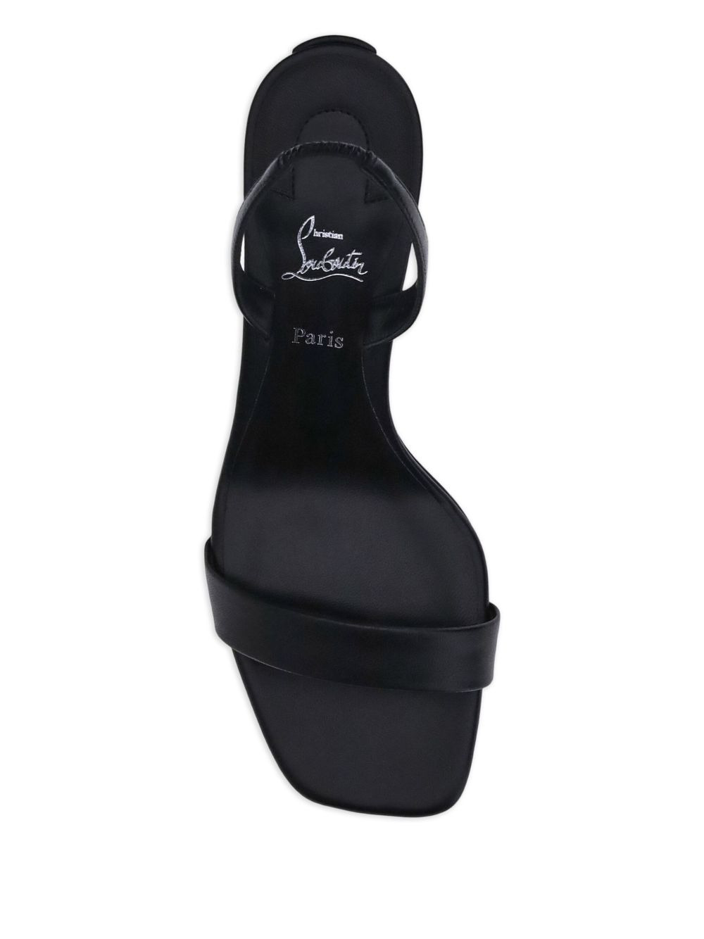 55mm slingback leather sandals - 3