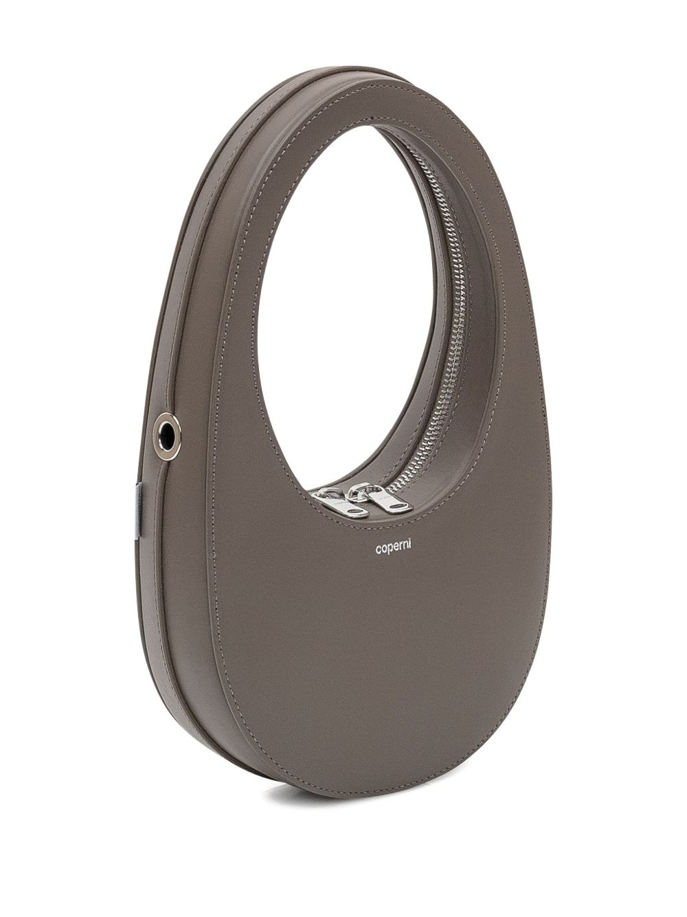 Swipe oval-frame zip shoulder bag - 3