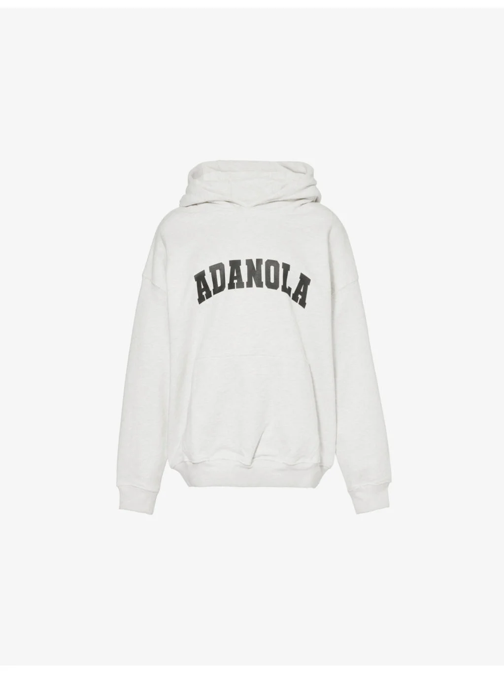 Varsity logo-print oversized cotton fleece hoody - 1