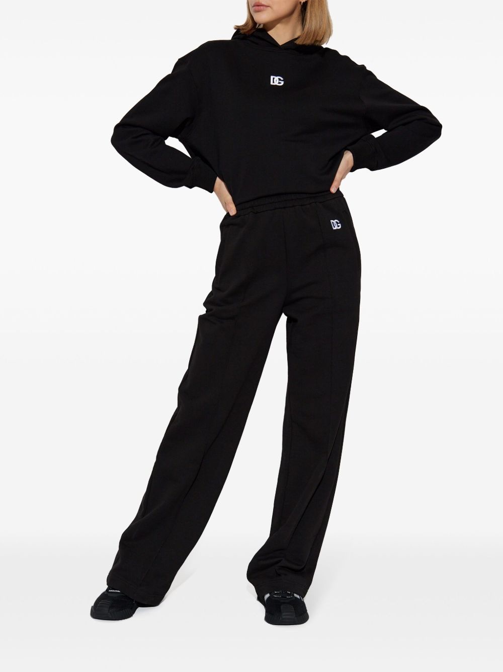 logo-embroidered track pants - 4