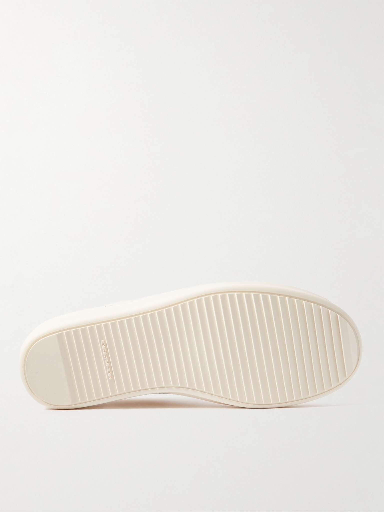 Rubber-Trimmed Denim Sneakers - 7