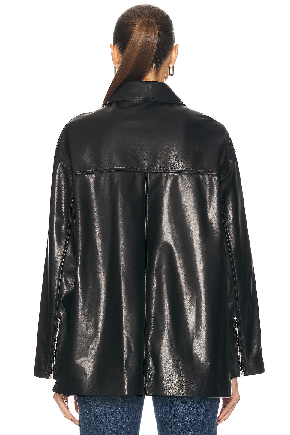 Layne Sleek Leather Jacket - 4