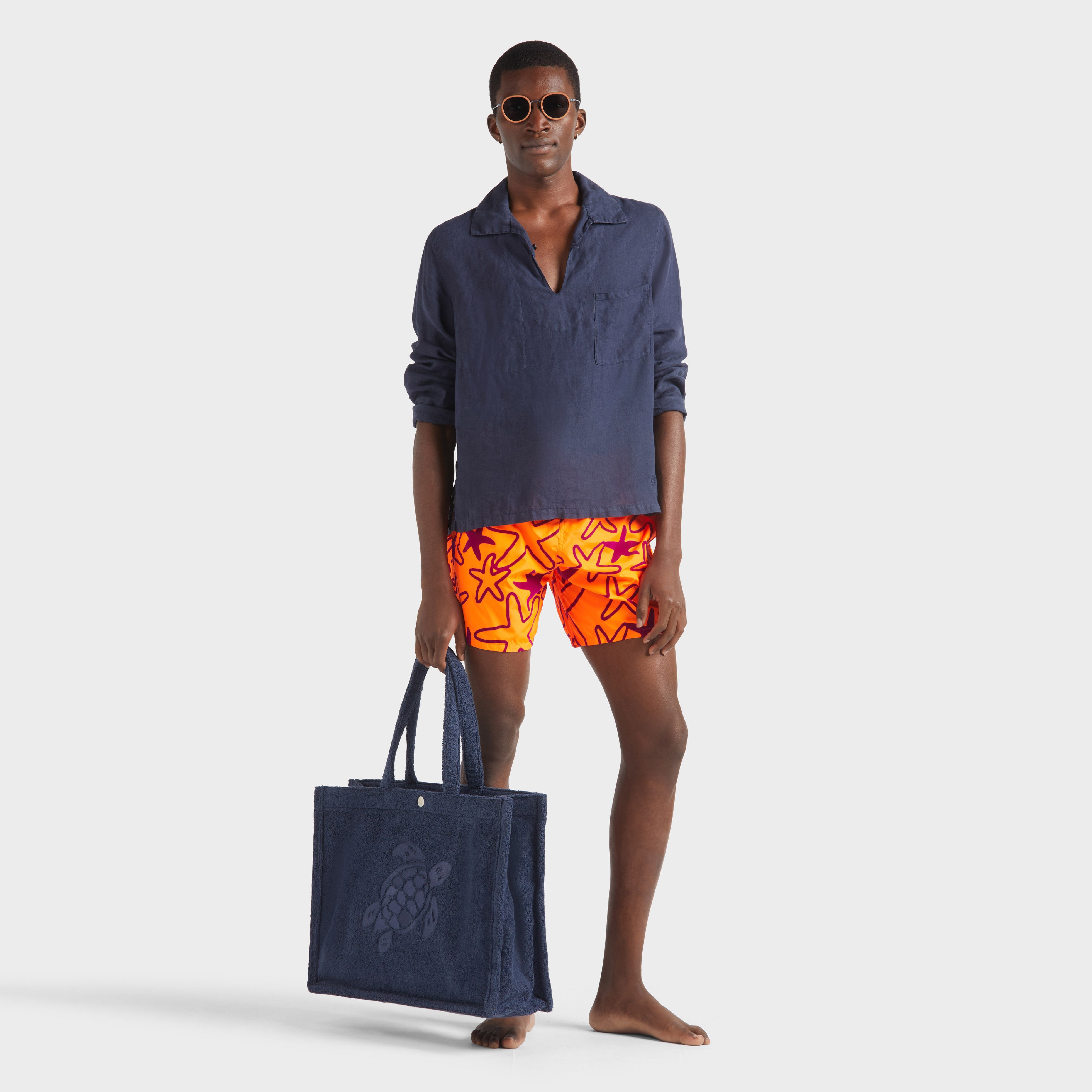 Men Ultra-light and packable Swim Shorts Flocked Starlettes - 5