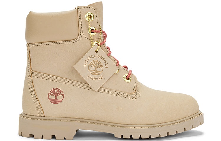 (WMNS) Timberland Premium Waterproof Boots 'Beige Nubuck' A5NY9W - 2