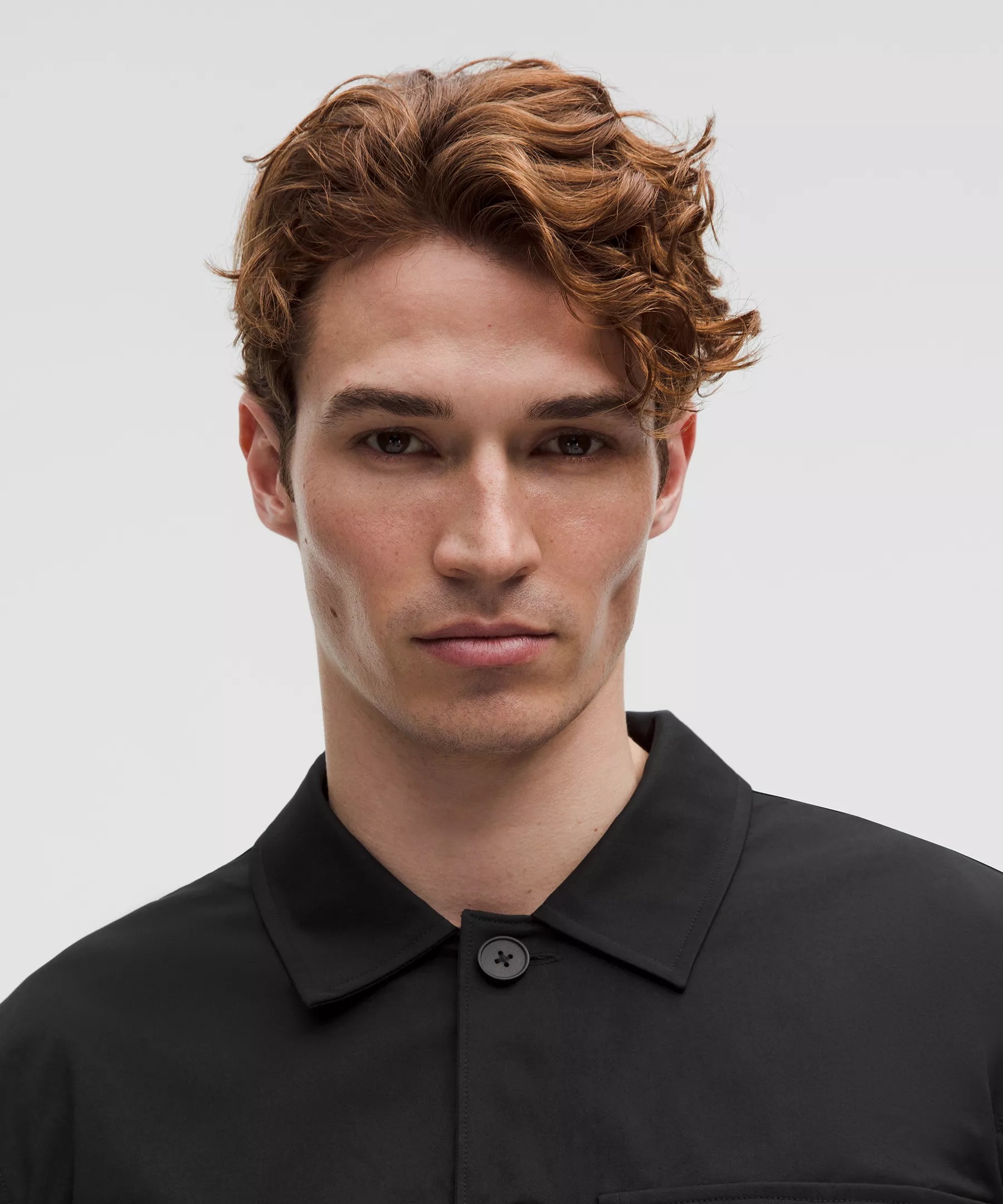 Woven Button-Up Overshirt - 4