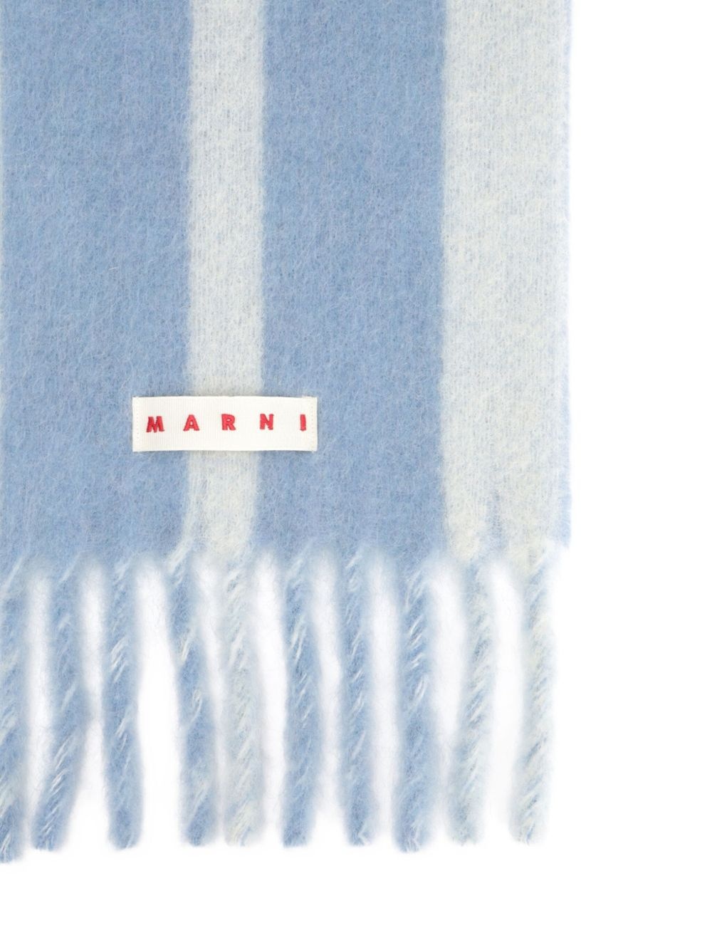 striped knitted scarf - 2