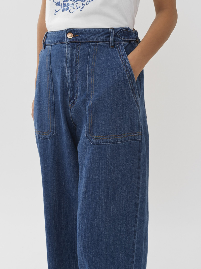 See by Chloé WIDE DENIM PANTS outlook
