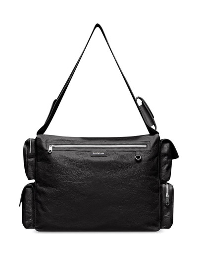 BALENCIAGA logo zipped shoulder bag outlook