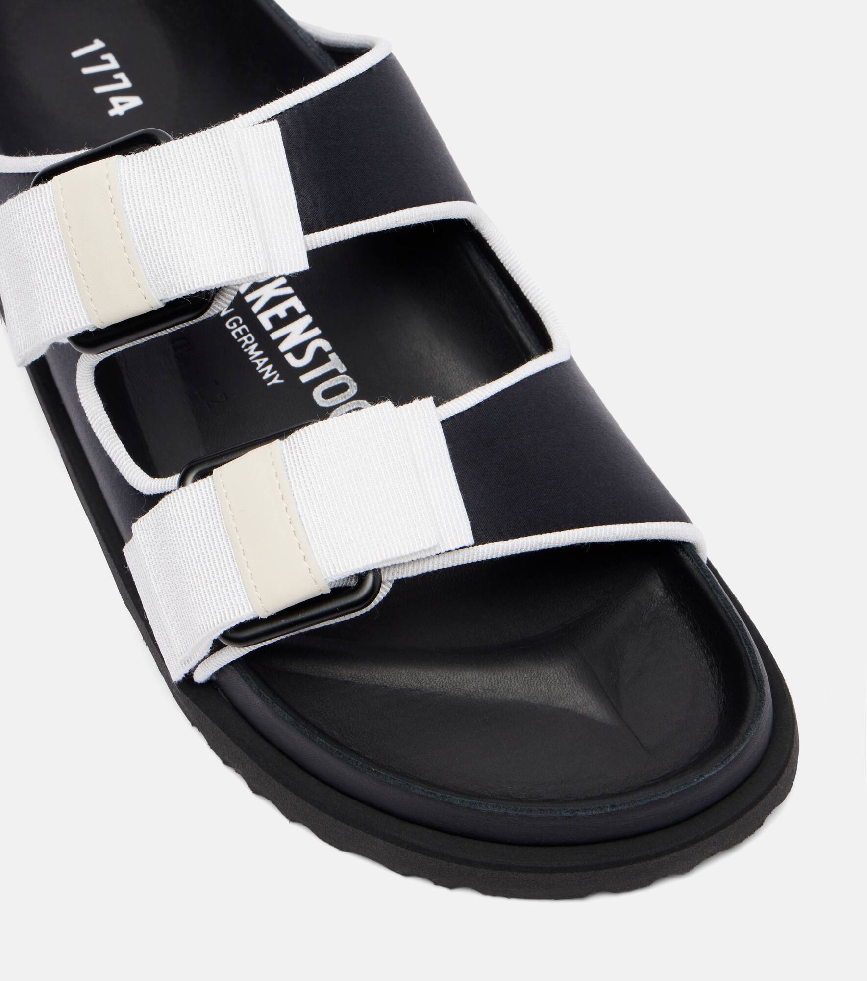 Arizona bow-detail satin sandals - 5