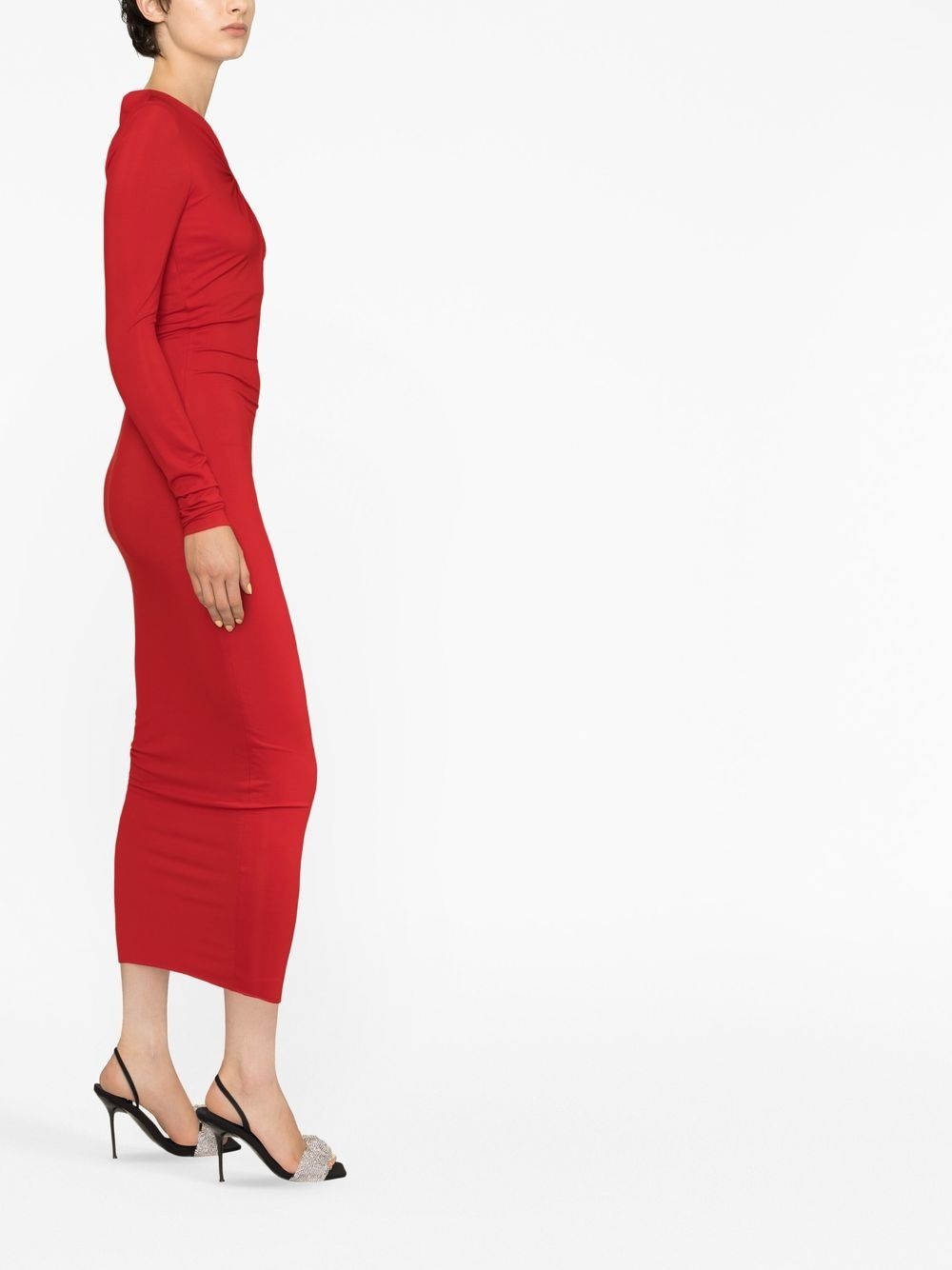 cut-out midi dress - 3