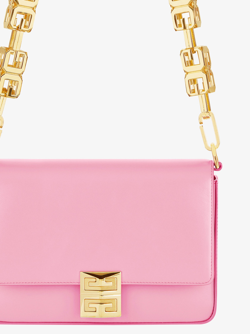 MEDIUM 4G BAG IN BOX LEATHER WITH CHAIN 6