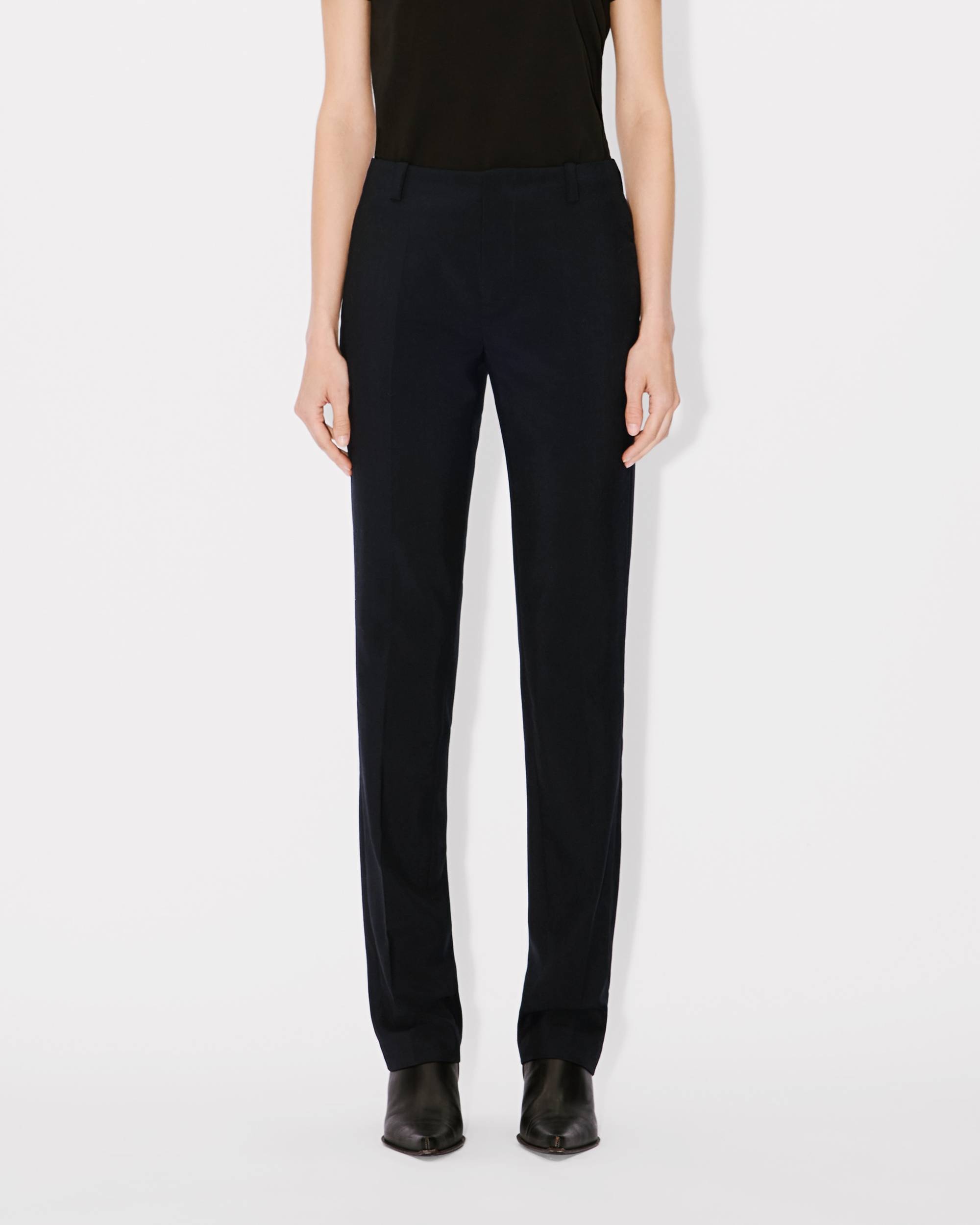 Cigarette pants in virgin wool - 4