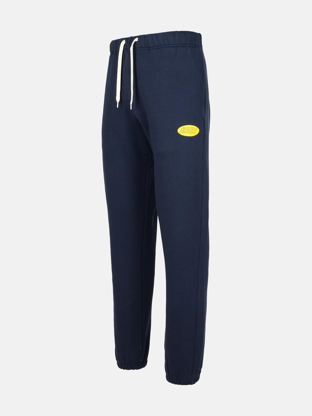 'JOGGER' BLUE COTTON PANTS - 2