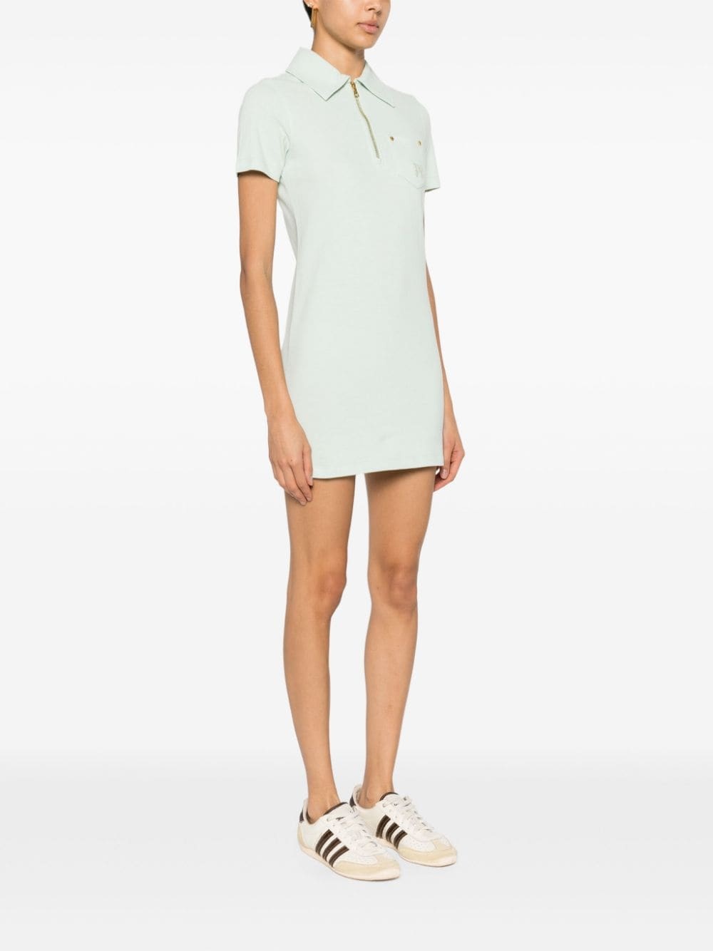 cotton piquÃ© polo dress - 3
