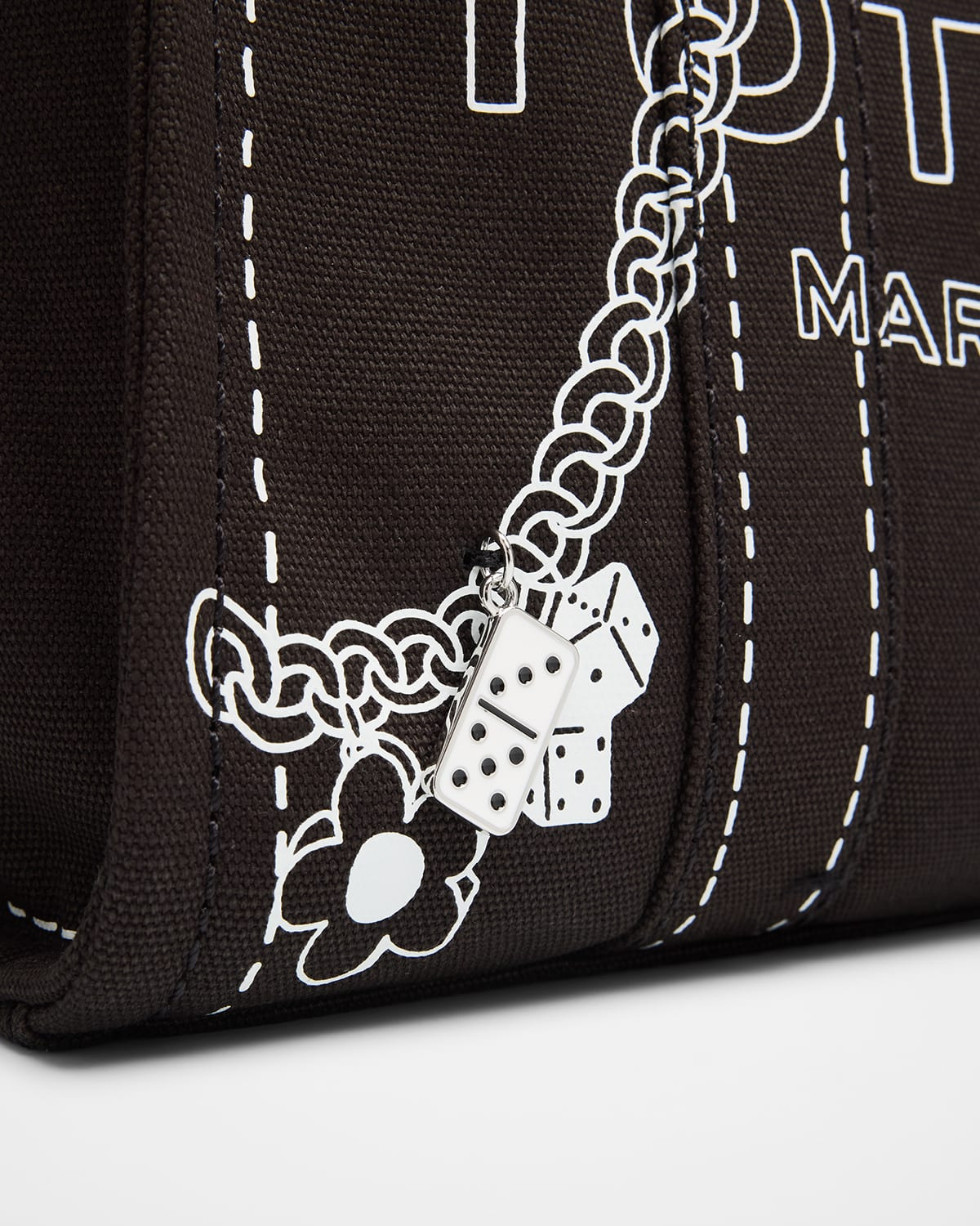The Medium Trompe L'oeil Canvas Tote Bag - 5