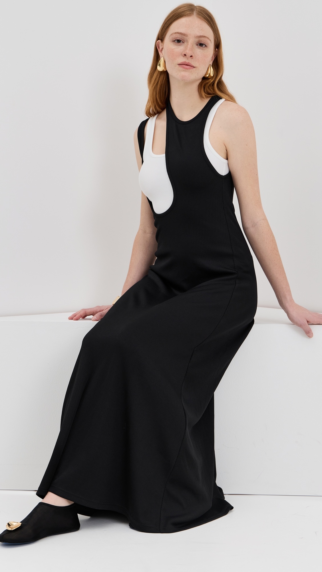 Swept Gemini Tank Dress - 5