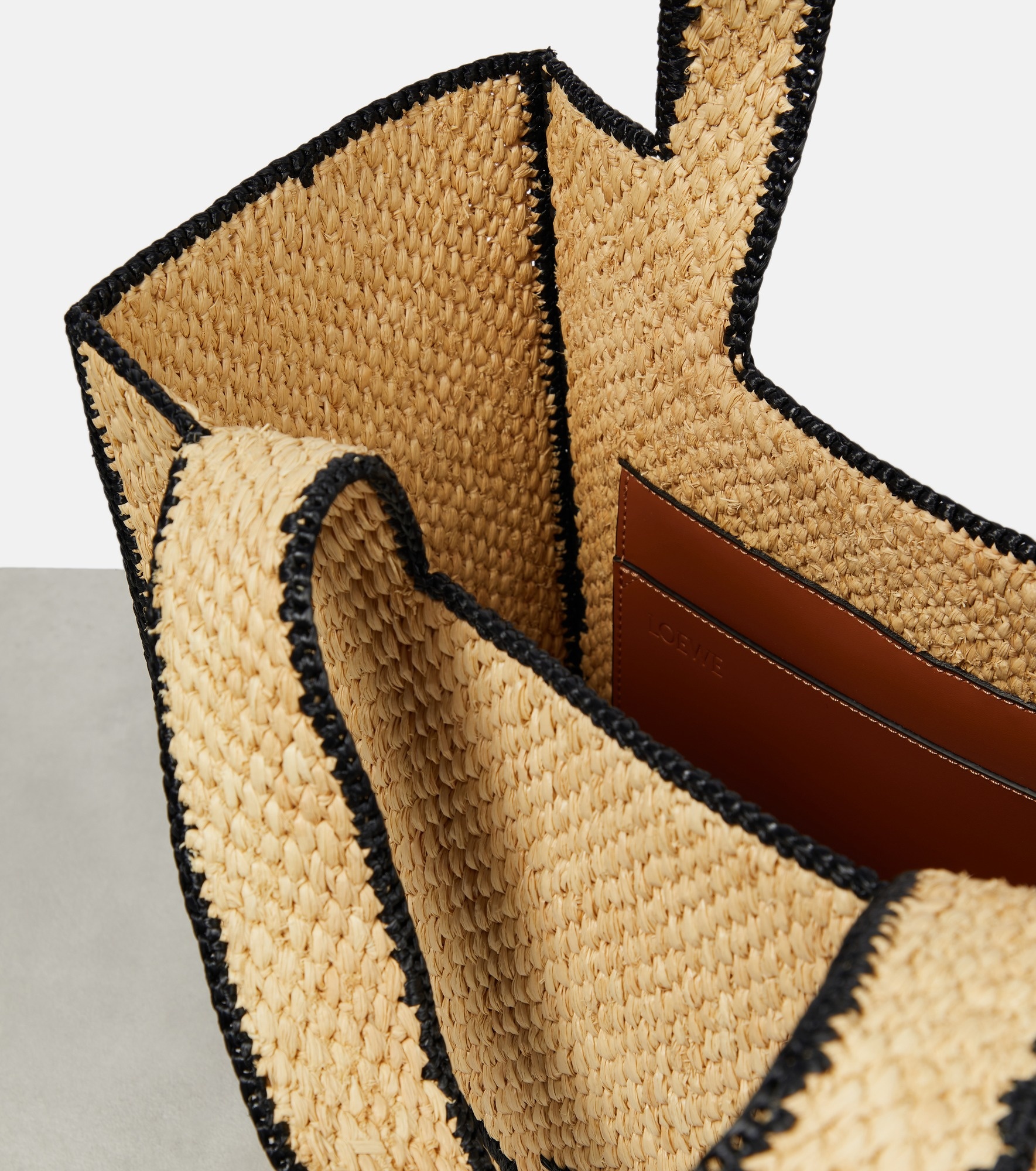 Paula's Ibiza Large raffia tote bag - 3