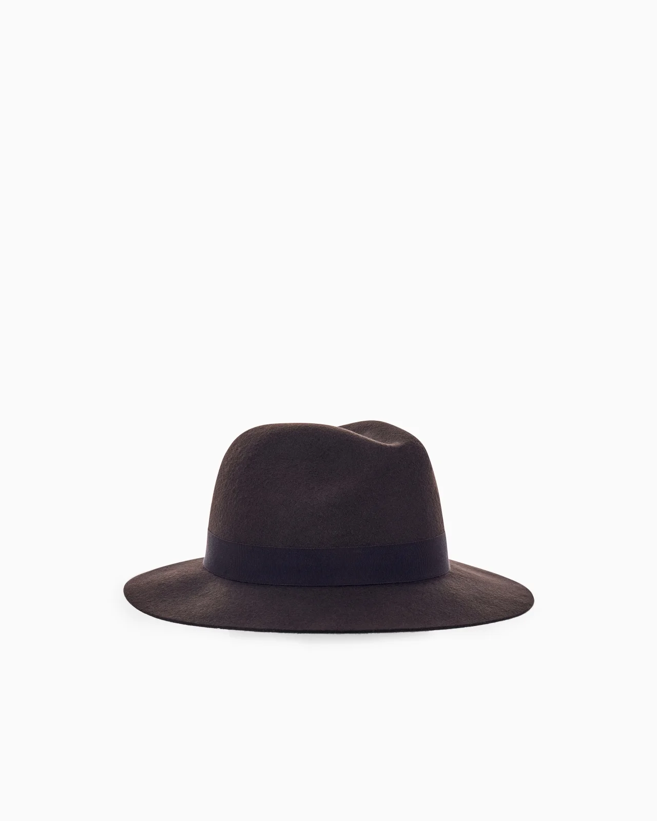 CLASSIC FELT HAT IN VIRGIN WOOL WITH AN ACRYLIC SWEATBAND - 1